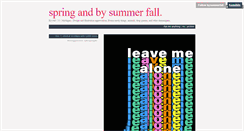 Desktop Screenshot of bysummerfall.tumblr.com