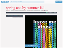 Tablet Screenshot of bysummerfall.tumblr.com