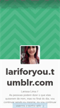 Mobile Screenshot of lariforyou.tumblr.com