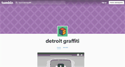 Desktop Screenshot of detroitgraffiti.tumblr.com