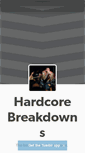 Mobile Screenshot of hardcorebreakdowns.tumblr.com