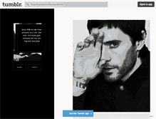 Tablet Screenshot of jaredletoxblackandwhite.tumblr.com