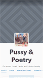 Mobile Screenshot of poetryandpussy.tumblr.com