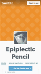 Mobile Screenshot of epiplecticpencil.tumblr.com