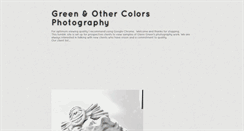 Desktop Screenshot of greenandothercolors.tumblr.com