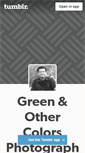 Mobile Screenshot of greenandothercolors.tumblr.com