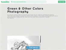 Tablet Screenshot of greenandothercolors.tumblr.com