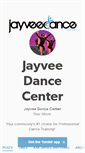 Mobile Screenshot of jayveedancecenter.tumblr.com