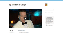 Desktop Screenshot of byaccidentordesign.tumblr.com