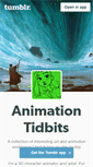 Mobile Screenshot of animationtidbits.tumblr.com