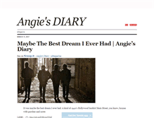 Tablet Screenshot of angiesdiaryonlinemagazine.tumblr.com