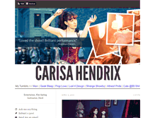 Tablet Screenshot of carisahendrix.tumblr.com