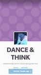 Mobile Screenshot of dance-n-think.tumblr.com