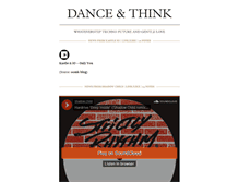 Tablet Screenshot of dance-n-think.tumblr.com