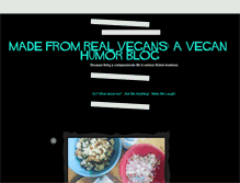 Tablet Screenshot of madefromrealvegans.tumblr.com