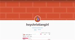 Desktop Screenshot of heychristiangirl.tumblr.com