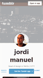 Mobile Screenshot of jordimanuel.tumblr.com