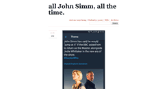 Desktop Screenshot of johnfuckingsimm.tumblr.com