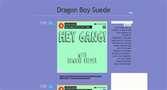 Desktop Screenshot of dragonboysuede.tumblr.com