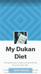 Mobile Screenshot of mydukandiet.tumblr.com