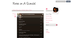 Desktop Screenshot of notesonascandal.tumblr.com