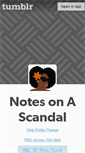 Mobile Screenshot of notesonascandal.tumblr.com