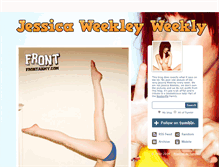Tablet Screenshot of jessicaweekleyweekly.tumblr.com