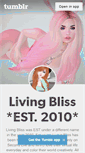 Mobile Screenshot of livingbliss.tumblr.com