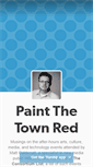 Mobile Screenshot of paintthetownred.tumblr.com