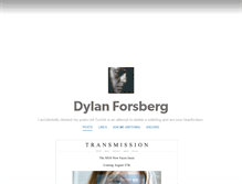 Tablet Screenshot of dylanforsberg.tumblr.com