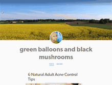 Tablet Screenshot of greenballoonsandblackmushrooms.tumblr.com