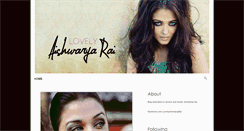 Desktop Screenshot of lovelyaishwaryarai.tumblr.com