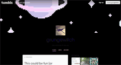 Desktop Screenshot of grungewitch.tumblr.com