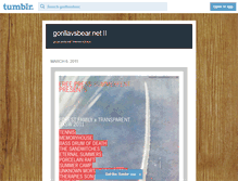 Tablet Screenshot of gorillavsbear.tumblr.com