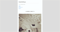 Desktop Screenshot of katydidsays.tumblr.com