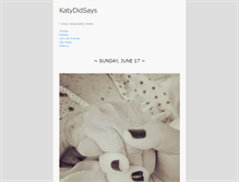 Tablet Screenshot of katydidsays.tumblr.com