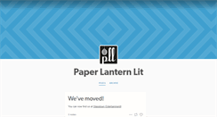Desktop Screenshot of paperlanternlit.tumblr.com
