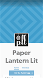 Mobile Screenshot of paperlanternlit.tumblr.com