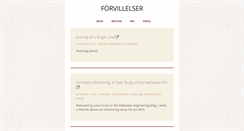 Desktop Screenshot of forvillelser.tumblr.com