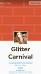 Mobile Screenshot of glittercarnival.tumblr.com