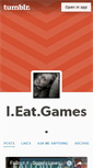 Mobile Screenshot of eat-games.tumblr.com
