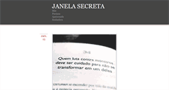 Desktop Screenshot of a-janela-secreta.tumblr.com