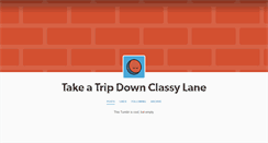 Desktop Screenshot of classylane.tumblr.com