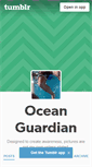 Mobile Screenshot of oceanguardian.tumblr.com