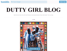 Tablet Screenshot of duttygirl.tumblr.com