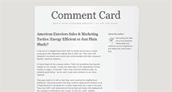 Desktop Screenshot of commentcard.tumblr.com