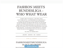 Tablet Screenshot of fashionmeetsbundesliga.tumblr.com