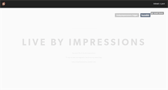Desktop Screenshot of livebyimpressions.tumblr.com