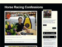 Tablet Screenshot of horseracingconfessions.tumblr.com