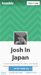 Mobile Screenshot of joshwoodcock.tumblr.com